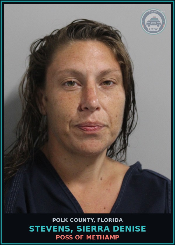 Booking mugshot of STEVENS, SIERRA DENISE in Polk County