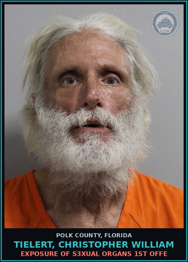 Booking mugshot of TIELERT, CHRISTOPHER WILLIAM in Polk County