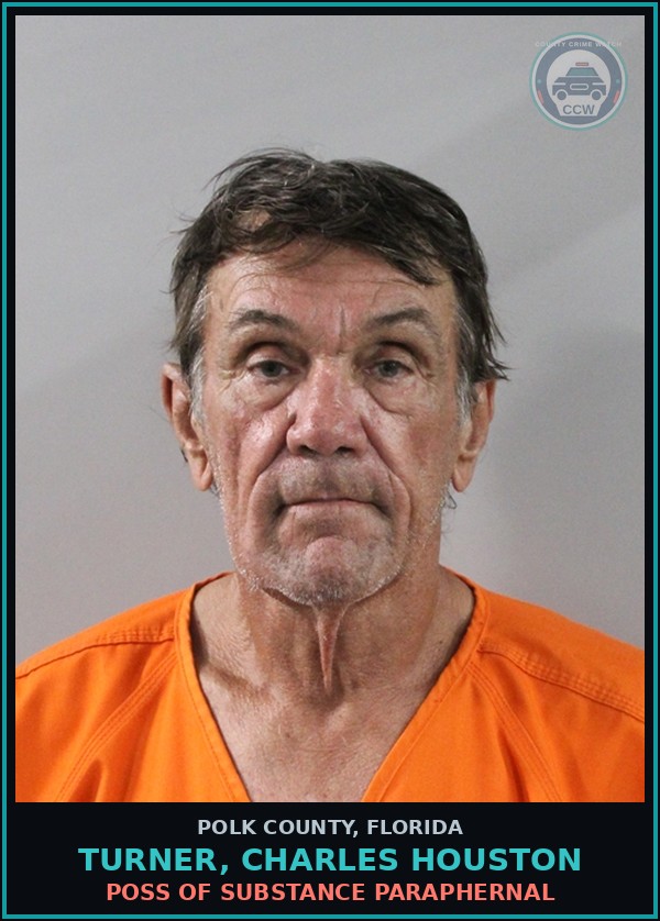 Booking mugshot of TURNER, CHARLES HOUSTON in Polk County