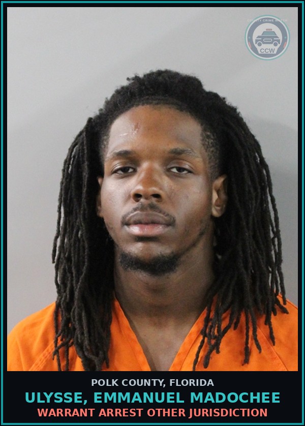 Booking mugshot of ULYSSE, EMMANUEL MADOCHEE in Polk County