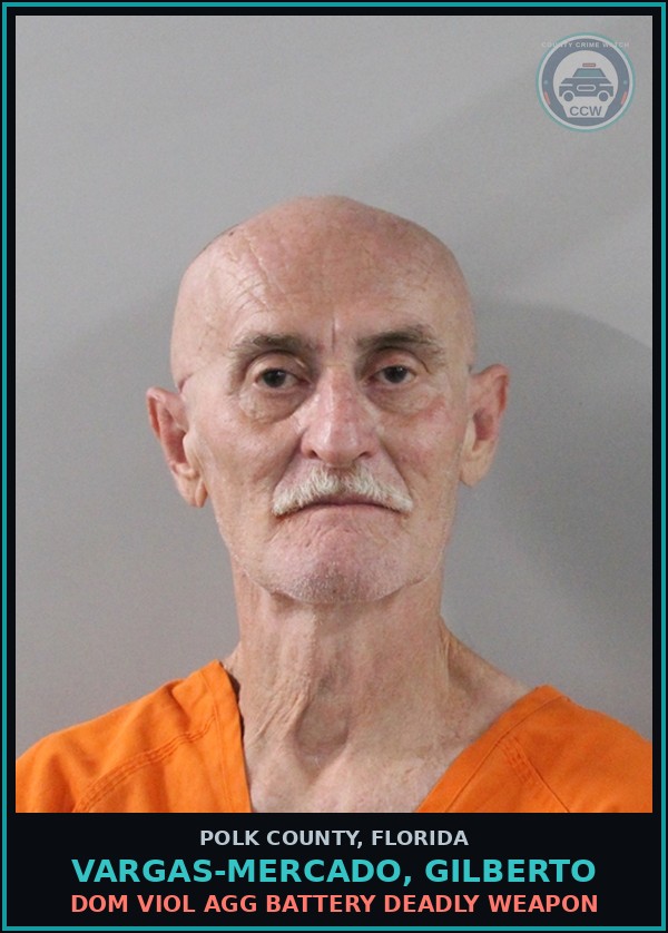 Booking mugshot of VARGAS-MERCADO, GILBERTO in Polk County