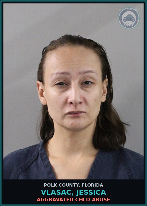 Booking mugshot of VLASAC, JESSICA in Polk County
