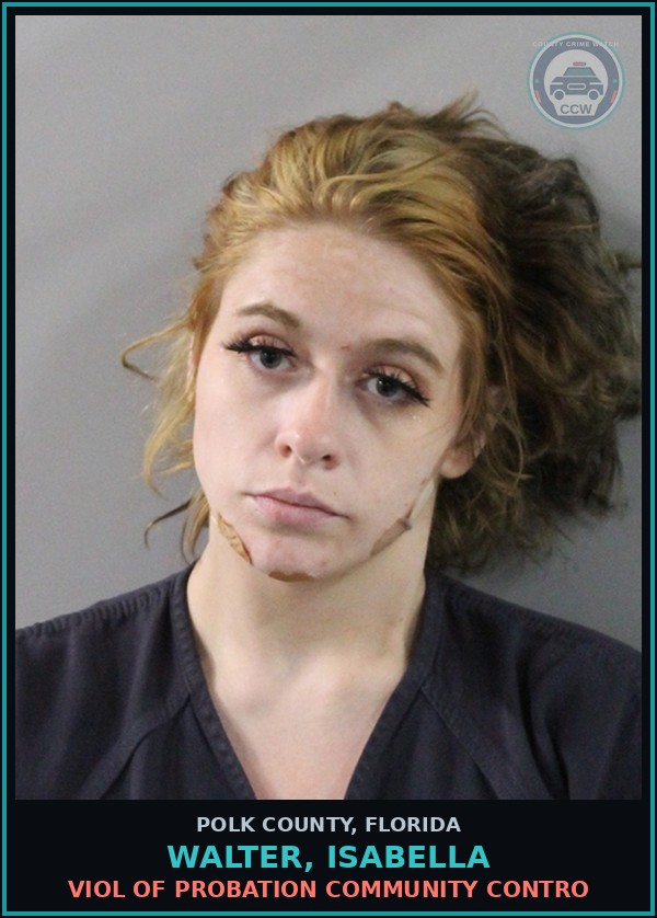 Booking mugshot of WALTER, ISABELLA in Polk County