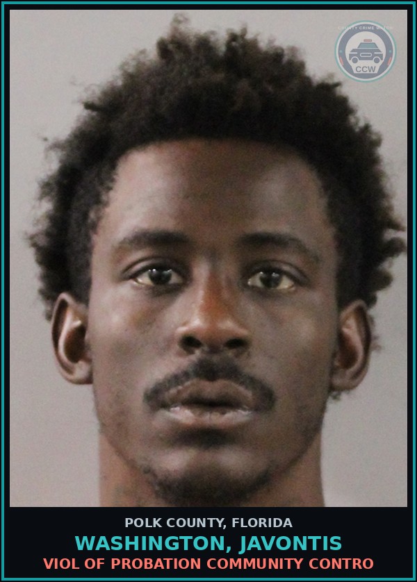 Booking mugshot of WASHINGTON, JAVONTIS in Polk County