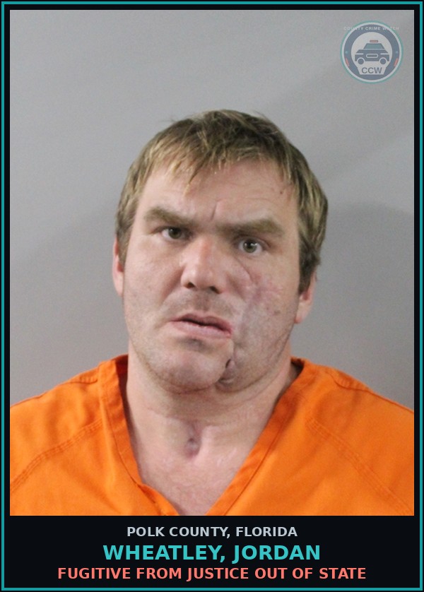 Booking mugshot of WHEATLEY, JORDAN in Polk County