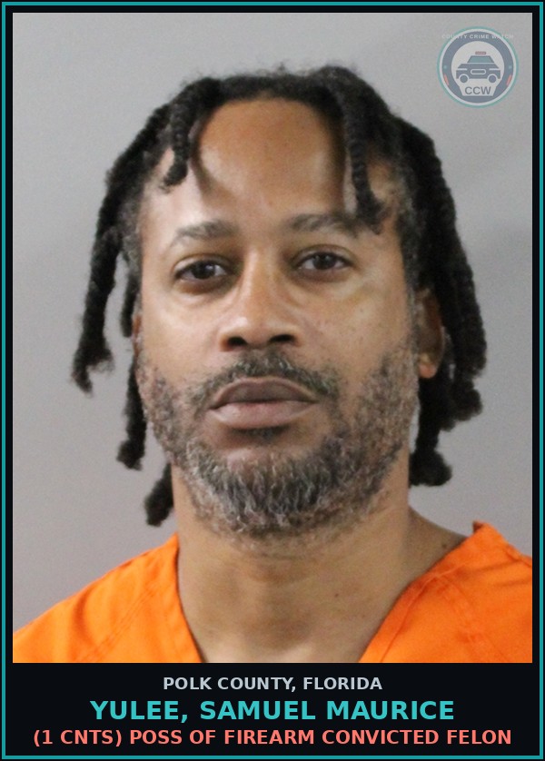 Booking mugshot of YULEE, SAMUEL MAURICE in Polk County