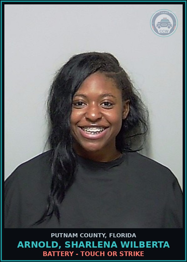 Booking mugshot of ARNOLD, SHARLENA WILBERTA in Putnam County