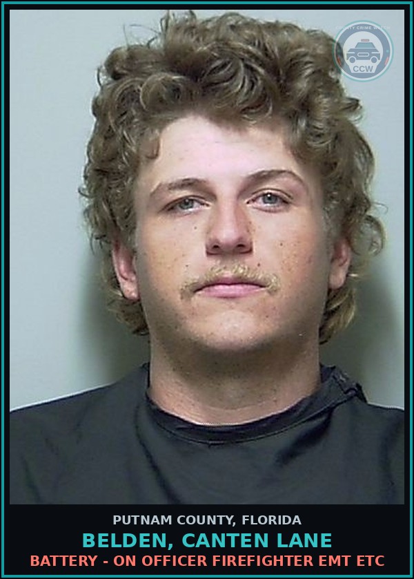Booking mugshot of BELDEN, CANTEN LANE in Putnam County