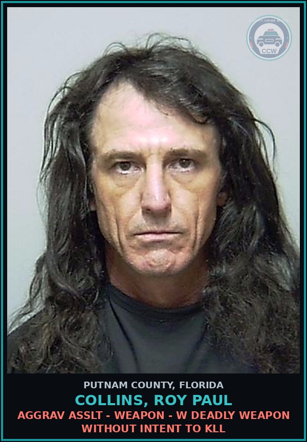 Booking mugshot of COLLINS, ROY PAUL in Putnam County