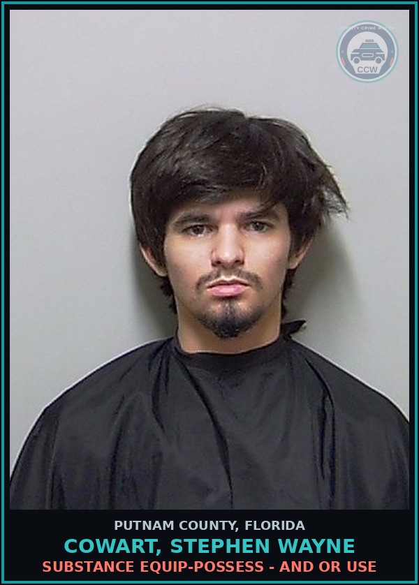 Booking mugshot of COWART, STEPHEN WAYNE in Putnam County