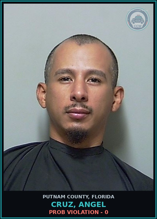 Booking mugshot of CRUZ, ANGEL in Putnam County