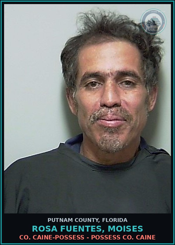 Booking mugshot of ROSA FUENTES, MOISES in Putnam County