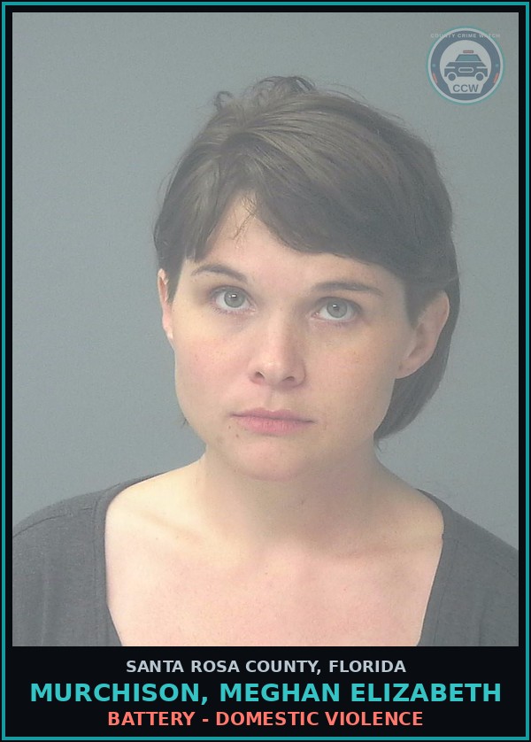Booking mugshot of MURCHISON, MEGHAN ELIZABETH in Santa Rosa County
