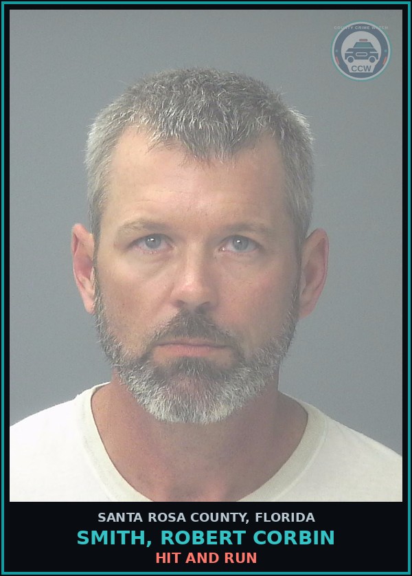Booking mugshot of SMITH, ROBERT CORBIN in Santa Rosa County