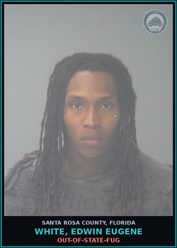 Booking mugshot of WHITE, EDWIN EUGENE in Santa Rosa County