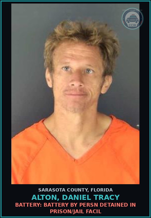 Booking mugshot of ALTON, DANIEL TRACY in Sarasota County