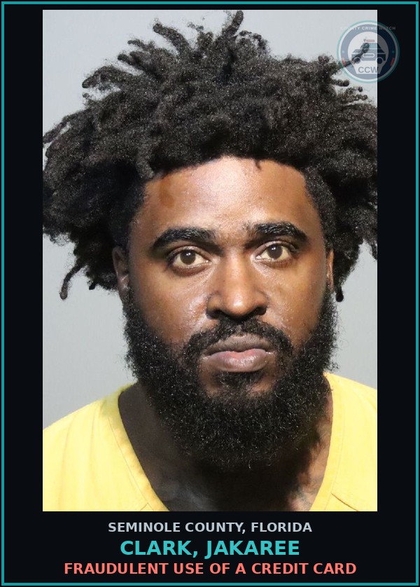 Booking mugshot of CLARK, JAKAREE in Seminole County