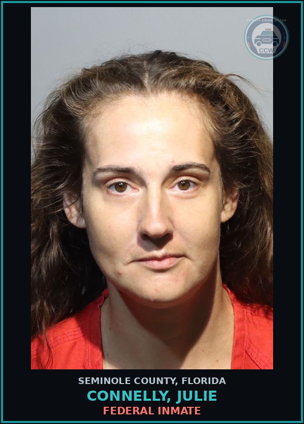 Booking mugshot of CONNELLY, JULIE in Seminole County