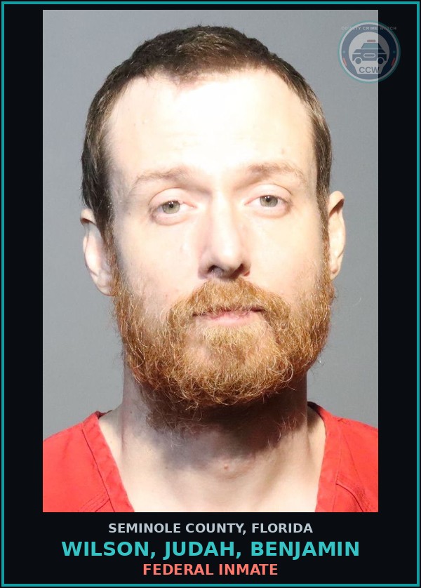 Booking mugshot of WILSON, JUDAH, BENJAMIN in Seminole County