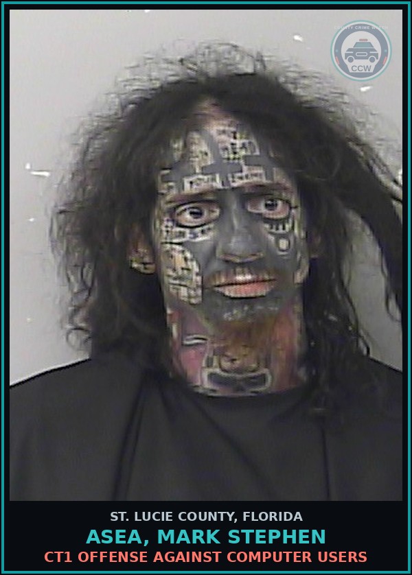 Booking mugshot of Asea, Mark Stephen in St. Lucie County