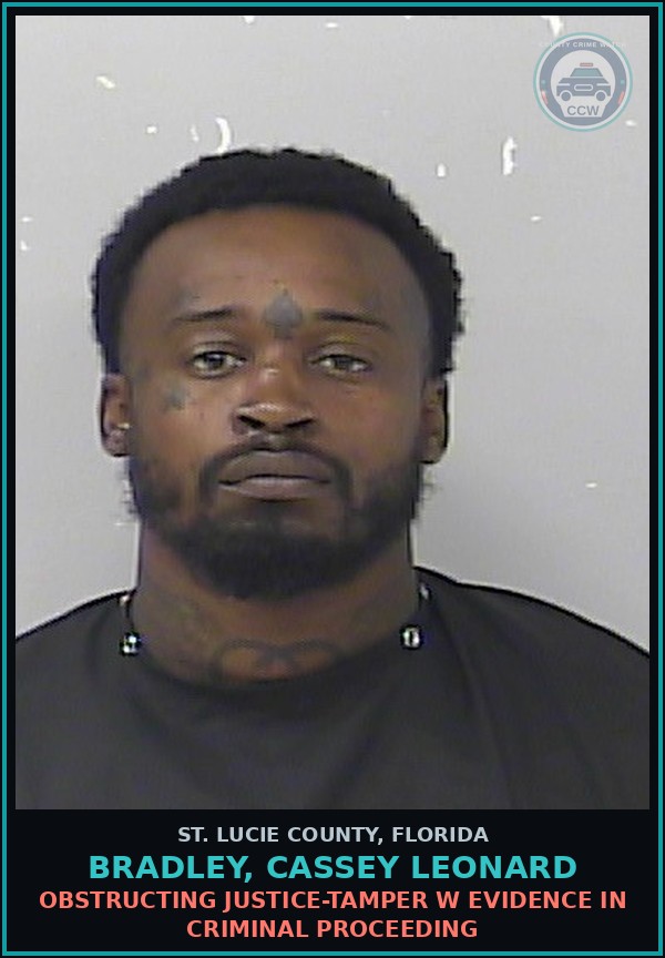 Booking mugshot of Bradley, Cassey Leonard in St. Lucie County