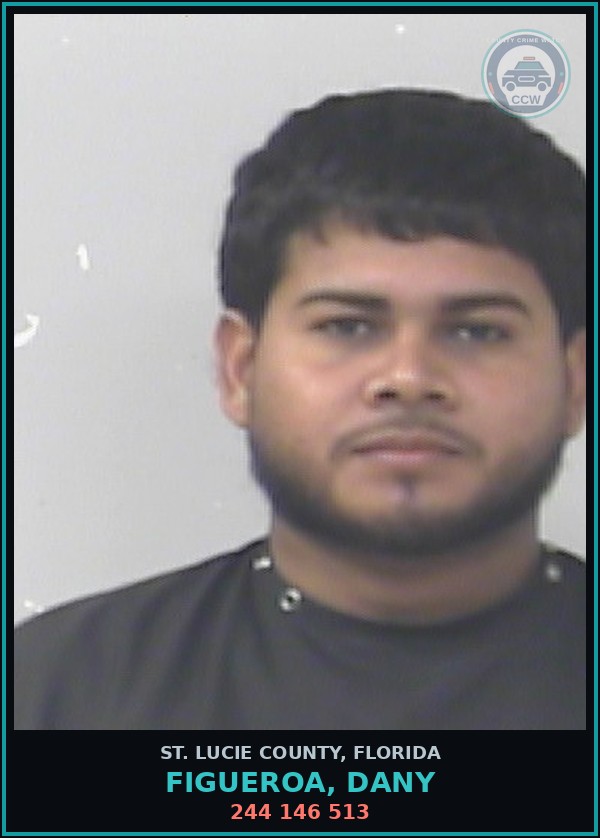 Booking mugshot of Figueroa, Dany in St. Lucie County