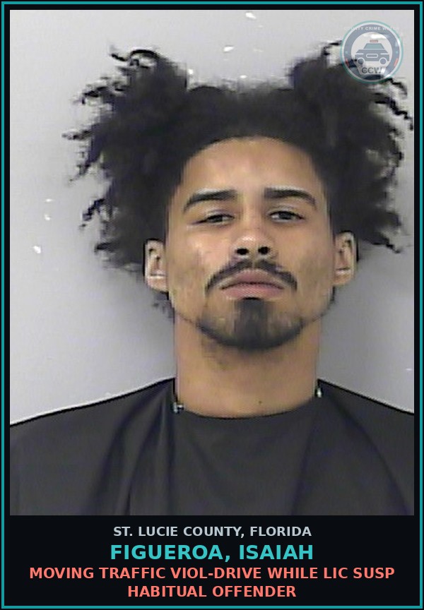 Booking mugshot of Figueroa, Isaiah in St. Lucie County