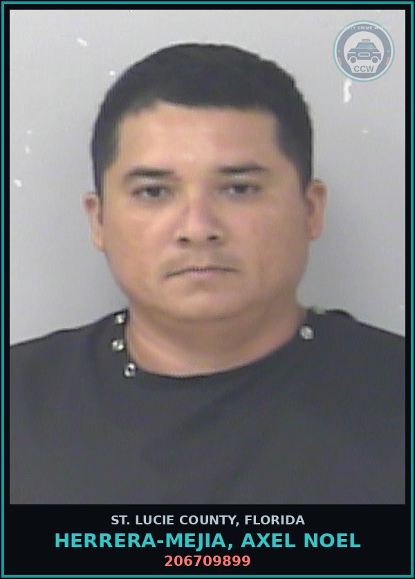 Booking mugshot of Herrera-mejia, Axel Noel in St. Lucie County