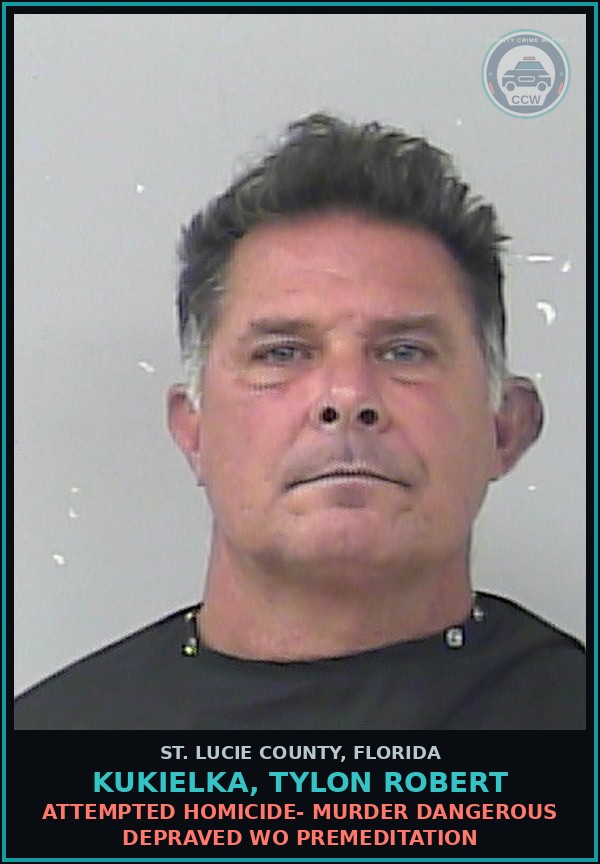 Booking mugshot of Kukielka, Tylon Robert in St. Lucie County