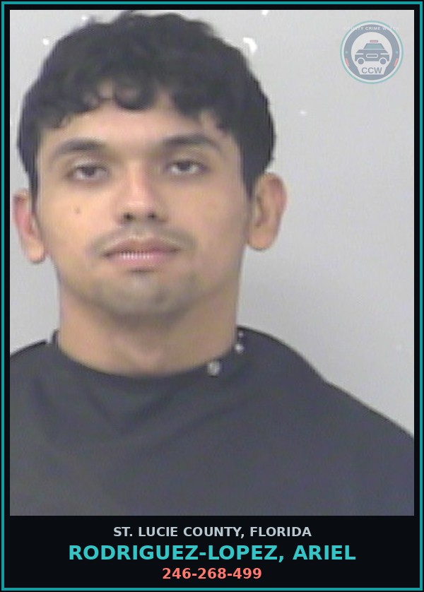Booking mugshot of Rodriguez-lopez, Ariel in St. Lucie County