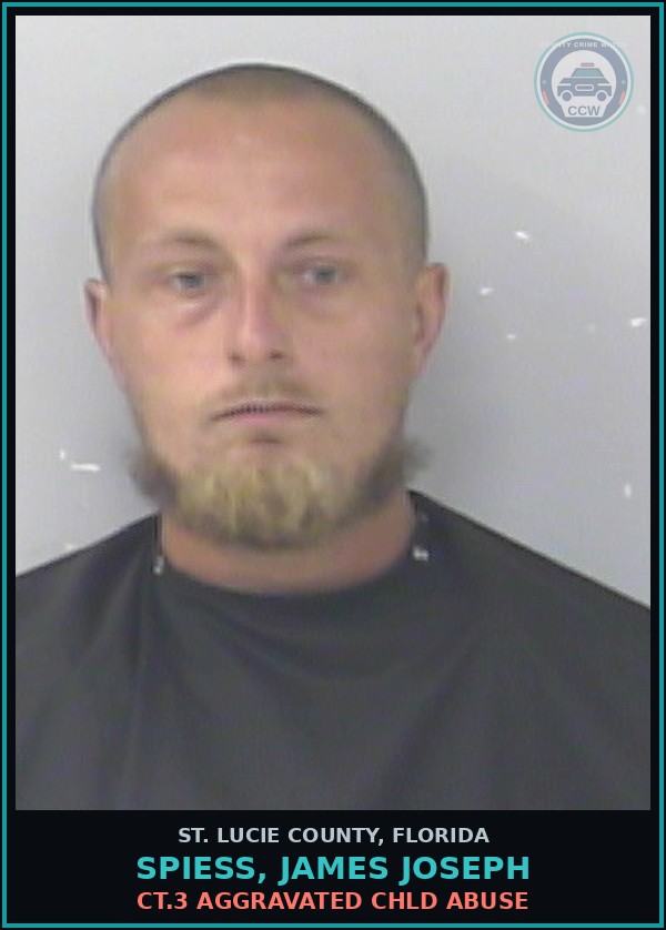Booking mugshot of Spiess, James Joseph in St. Lucie County