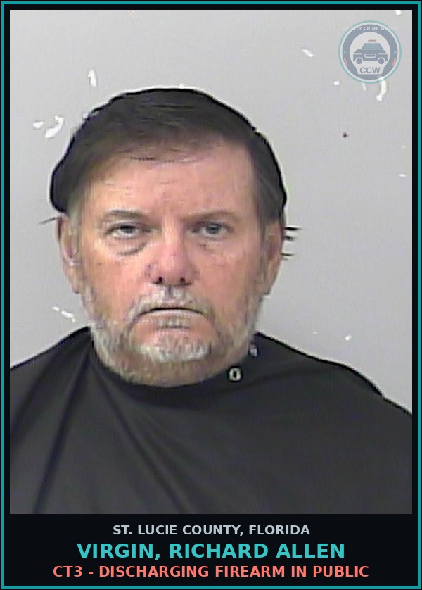 Booking mugshot of Virgin, Richard Allen in St. Lucie County