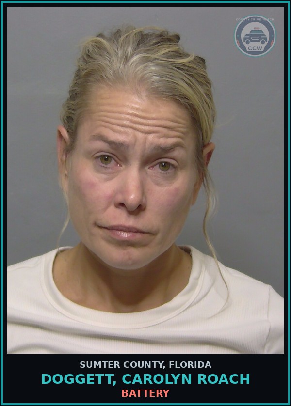 Booking mugshot of DOGGETT, CAROLYN ROACH in Sumter County