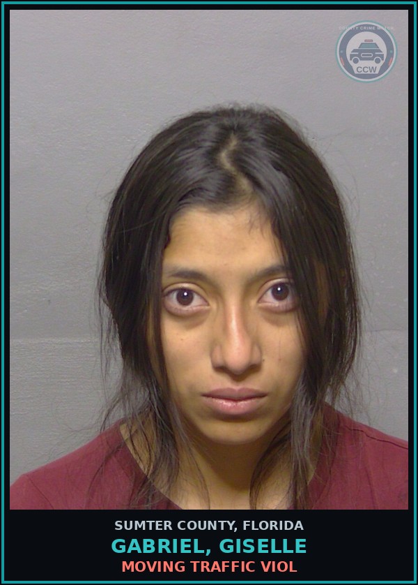 Booking mugshot of GABRIEL, GISELLE in Sumter County