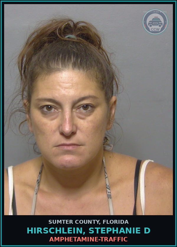 Booking mugshot of HIRSCHLEIN, STEPHANIE D in Sumter County