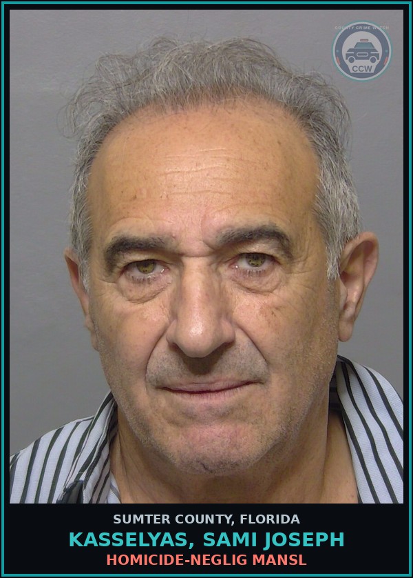 Booking mugshot of KASSELYAS, SAMI JOSEPH in Sumter County