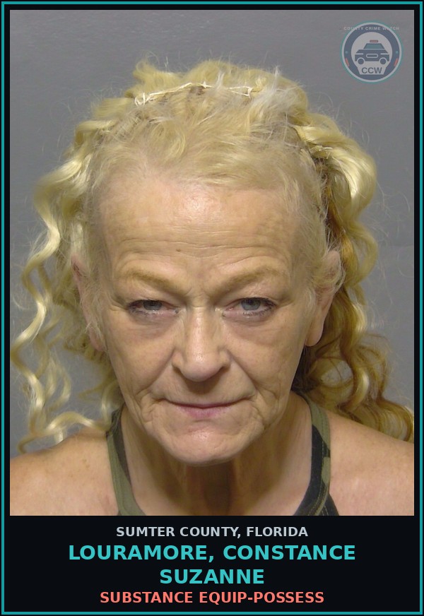 Booking mugshot of LOURAMORE, CONSTANCE SUZANNE in Sumter County