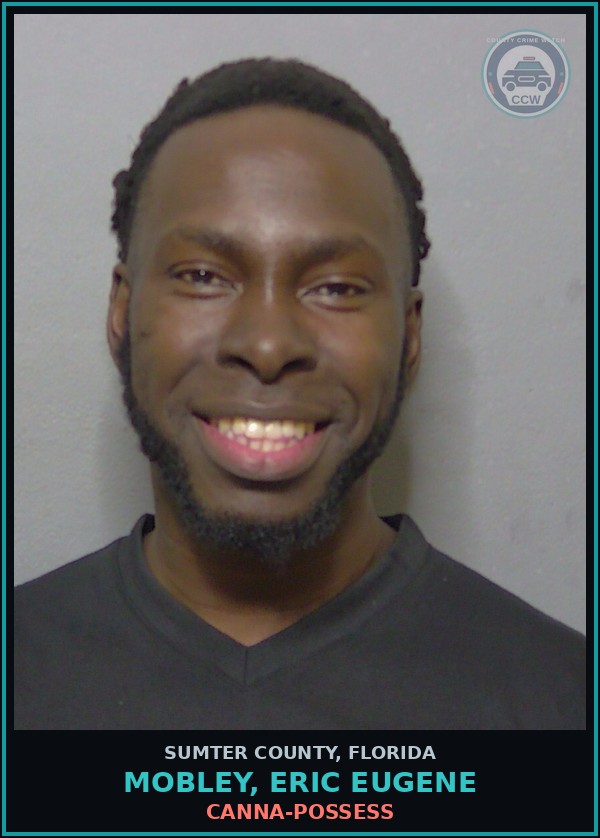 Booking mugshot of MOBLEY, ERIC EUGENE in Sumter County