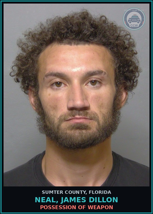 Booking mugshot of NEAL, JAMES DILLON in Sumter County