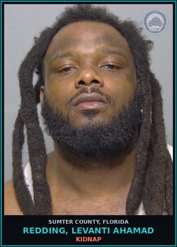 Booking mugshot of REDDING, LEVANTI AHAMAD in Sumter County