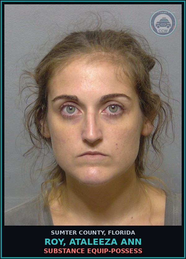Booking mugshot of ROY, ATALEEZA ANN in Sumter County