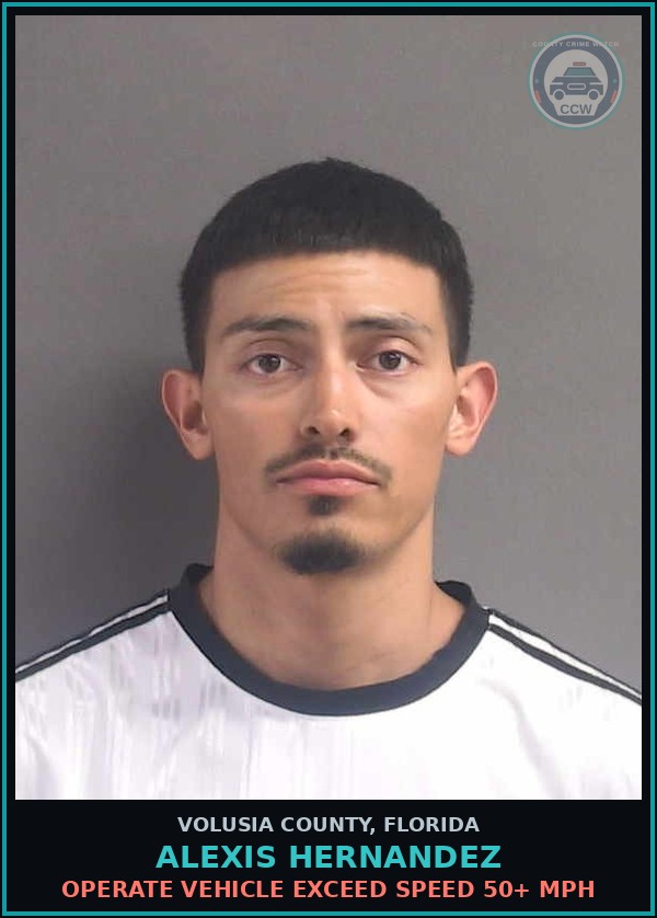 Booking mugshot of ALEXIS HERNANDEZ in Volusia County