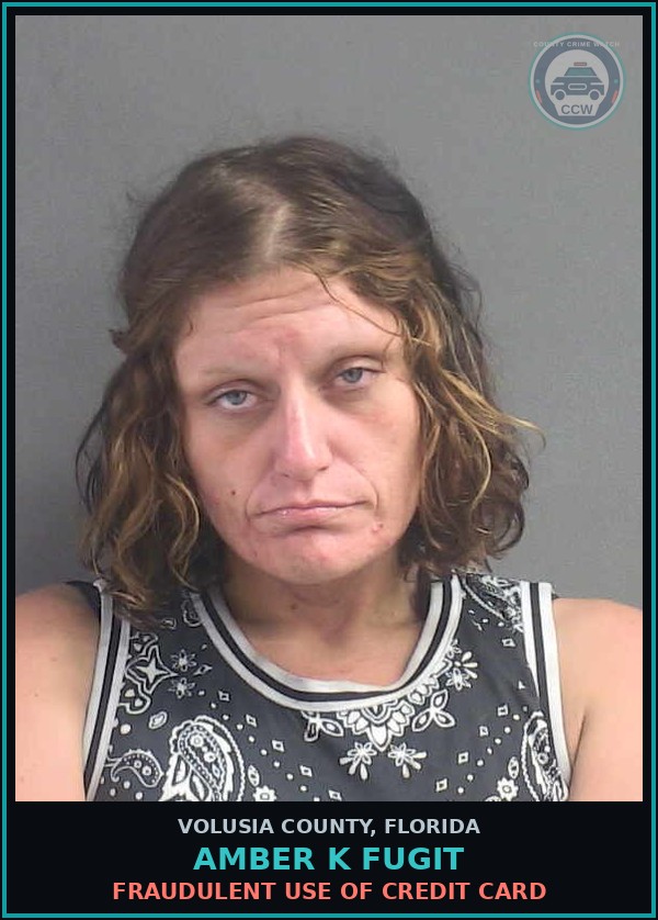 Booking mugshot of AMBER K FUGIT in Volusia County