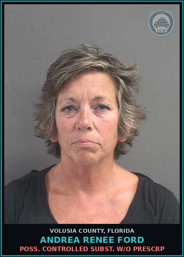 Booking mugshot of ANDREA RENEE FORD in Volusia County
