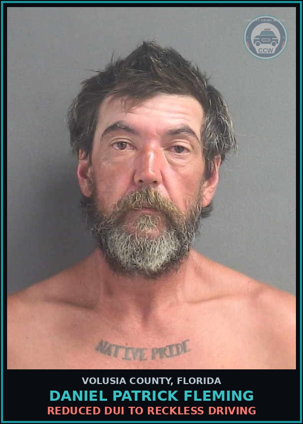 Booking mugshot of DANIEL PATRICK FLEMING in Volusia County