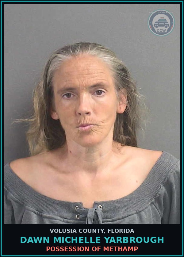 Booking mugshot of DAWN MICHELLE YARBROUGH in Volusia County