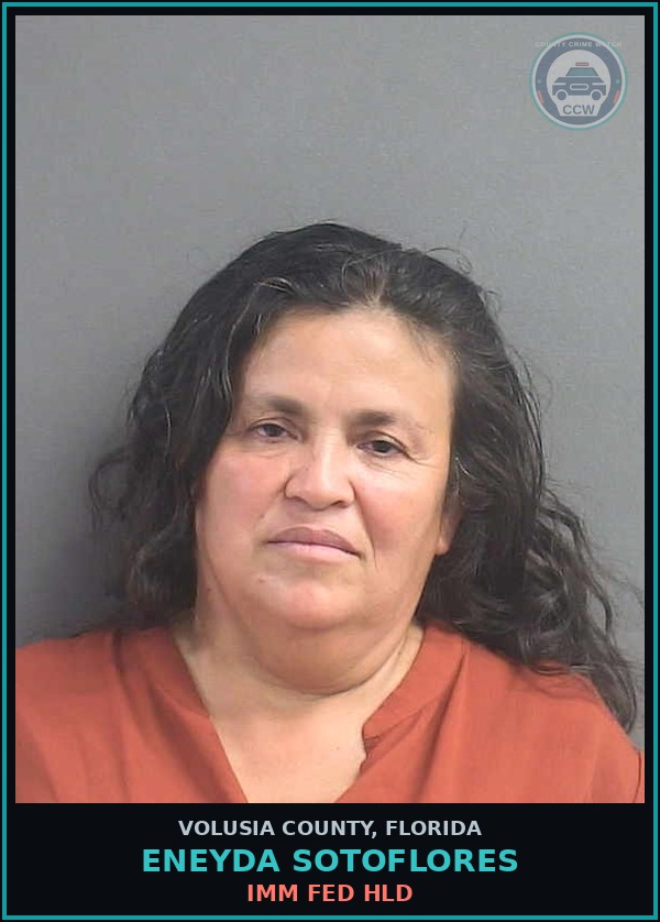 Booking mugshot of ENEYDA SOTOFLORES in Volusia County