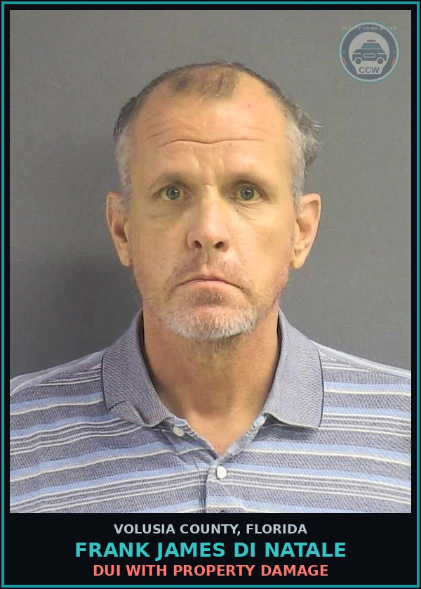 Booking mugshot of FRANK JAMES DI NATALE in Volusia County