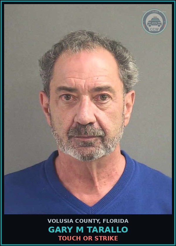 Booking mugshot of GARY M TARALLO in Volusia County