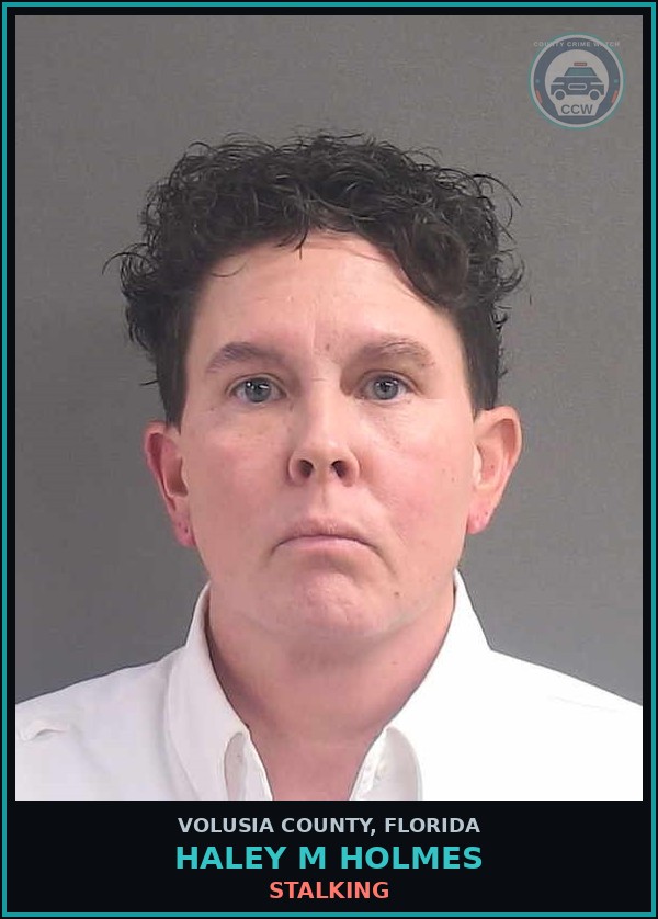 Booking mugshot of HALEY M HOLMES in Volusia County